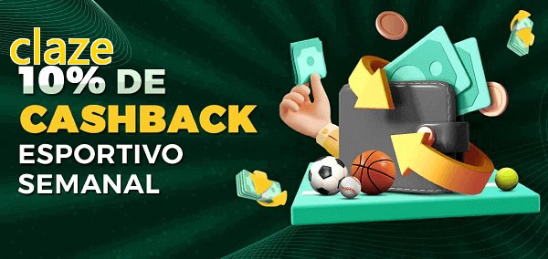 10% de bônus de cashback na claze